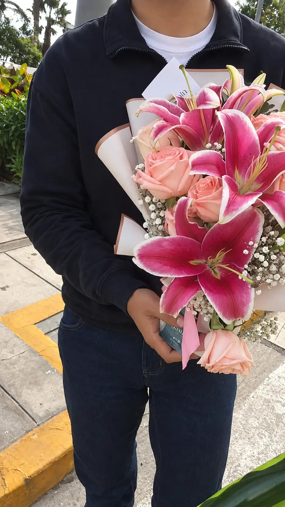 Fotografía de un cliente de Florería Jasmin