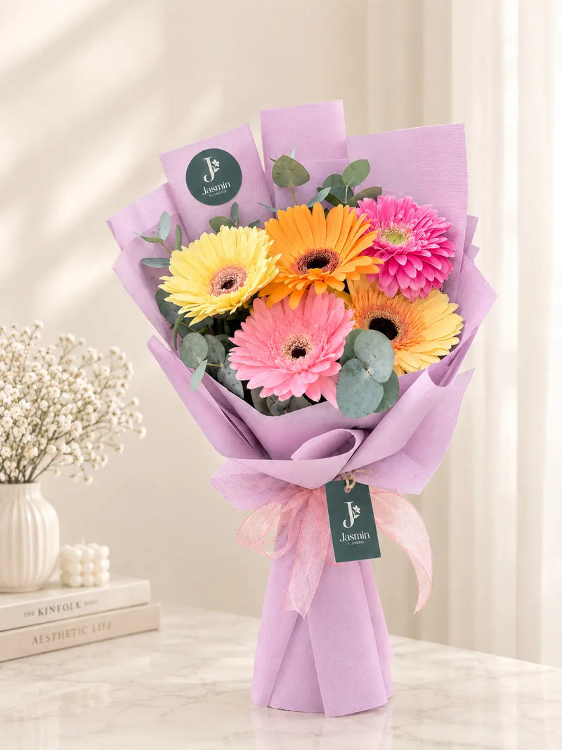 Ramo de gerberas multicolor